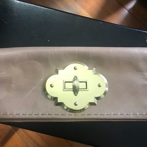 CYNTHIA ROWLEY- Leather Chain Clutch/ Purse